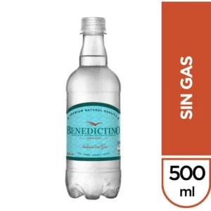 agua sin gas 500 ml benedictino