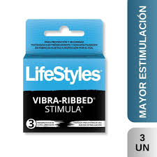 preservativos lifestyles vibra ribbed stimula 3u