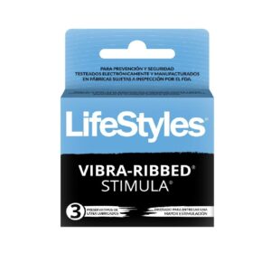 preservativos lifestyles vibra ribbed stimula 3u