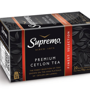 té premium ceylán supremo 20un